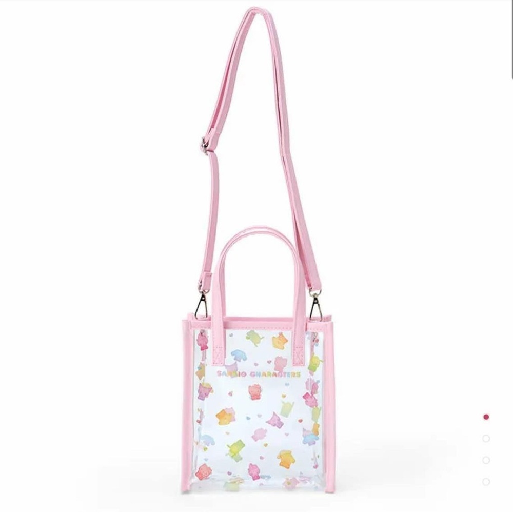 BNIB Japan Sanrio Clear Shoulder Bag-Gummy Candy Hello Kitty, My Melody, Kuromi